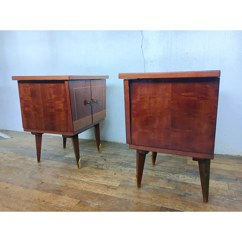 Pair of vintage night stands, 1950-1960