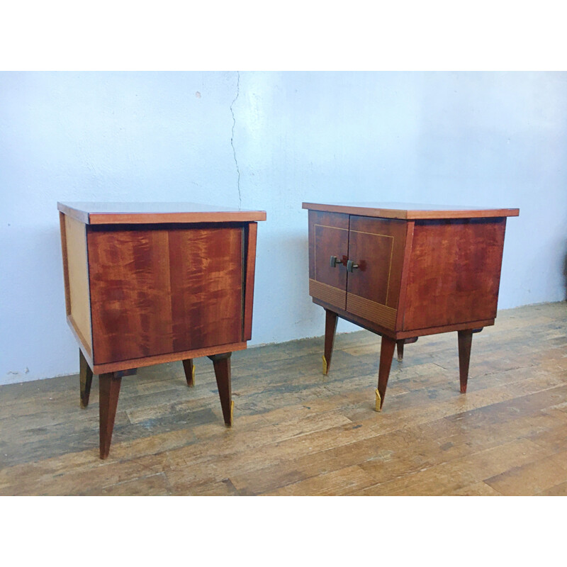 Pair of vintage night stands, 1950-1960