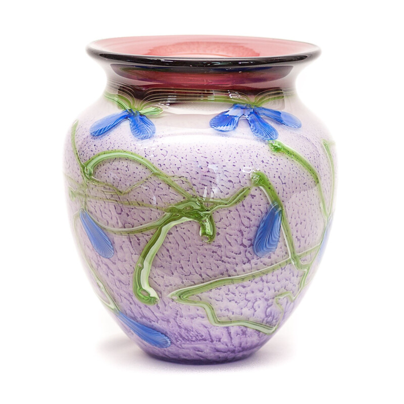 Vintage Vase aus Muranoglas von Giulio Radi, Italien 1950