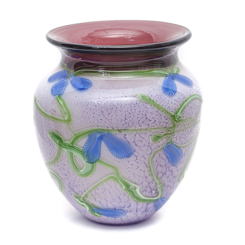 Vintage Vase aus Muranoglas von Giulio Radi, Italien 1950