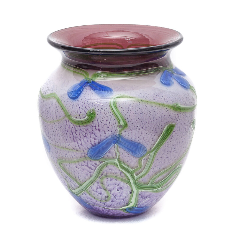 Vintage Murano glass vase by Giulio Radi, Italy 1950