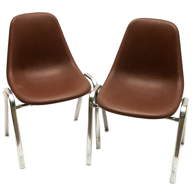 Pair of vintage chairs "ORLY" by Bruno Pollak, 1976