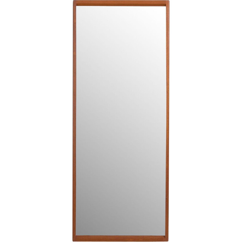 Mid century Danish teak mirror by Kai Kristiansen for Aksel Kjersgaard, 1960s