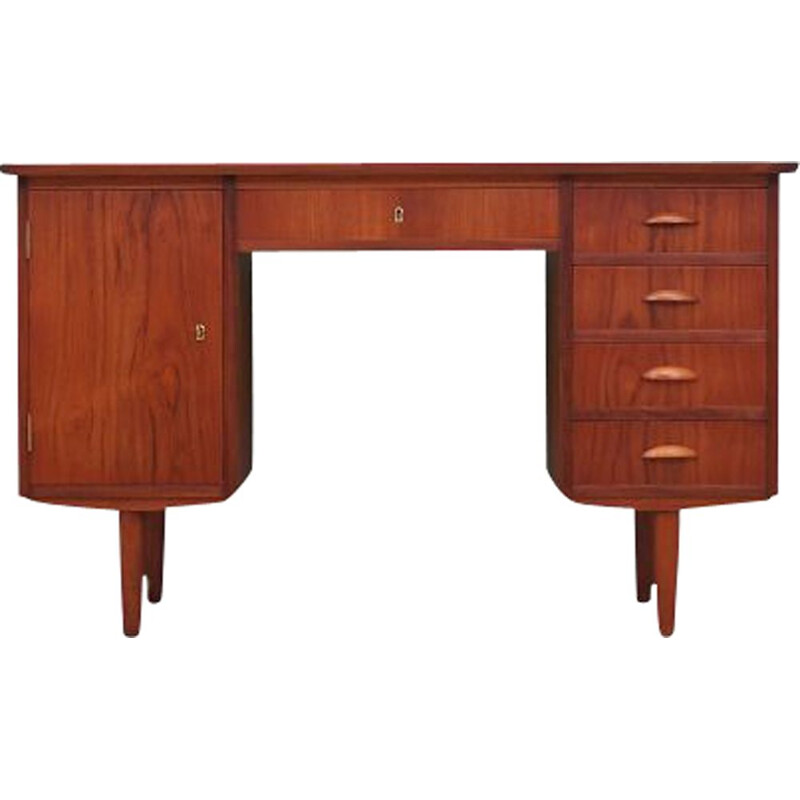 Teak vintage desk, Denmark 1970s