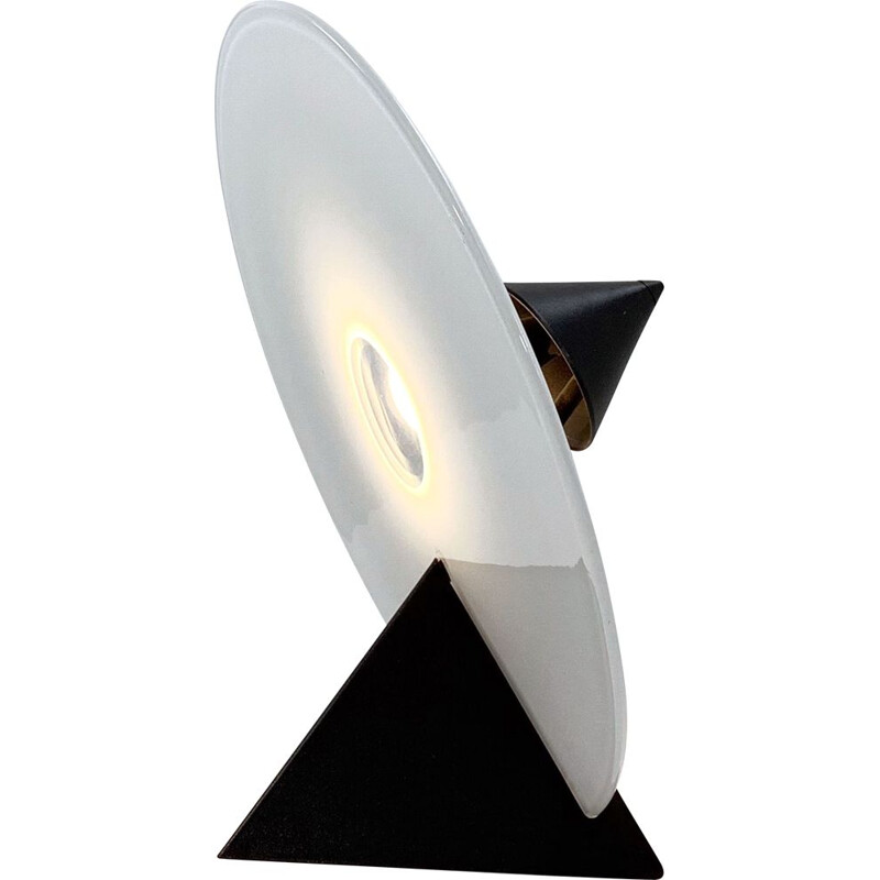 Vintage table lamp by Roberto Pamio for Leucos, 1980s