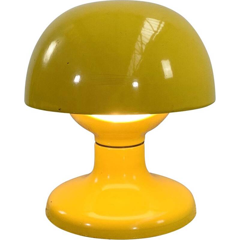 Vintage yellow Jucker 147 table lamp by Tobia & Afra Scarpa for Flos, 1960s