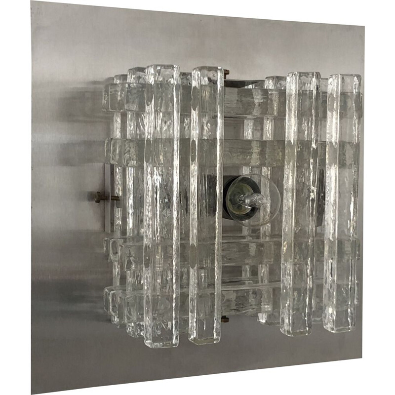 Applique vintage en verre de Murano par Albano Poli pour Poliarte, Italie 1970