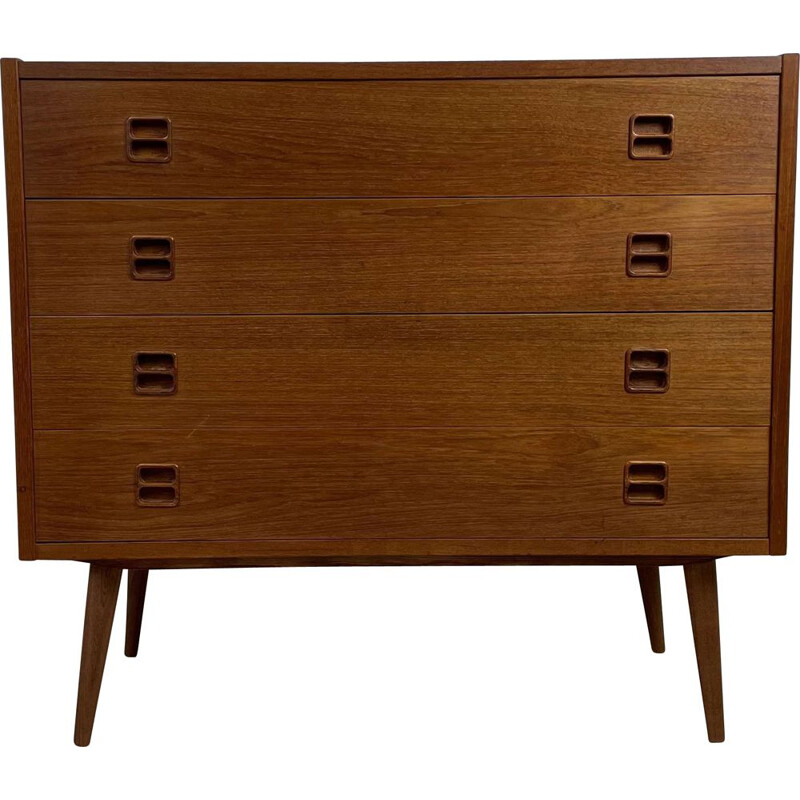 Vintage Scandinavian 4-drawer chest of drawers by N.P. Nielsen for Sejling Skabe, Denmark 1960s