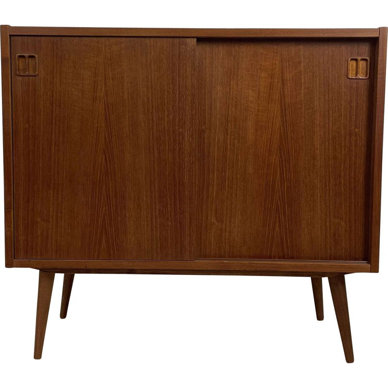 Scandinavian vintage teak sideboard by N.P. Nielsen for Sejling Skabe, Denmark 1960