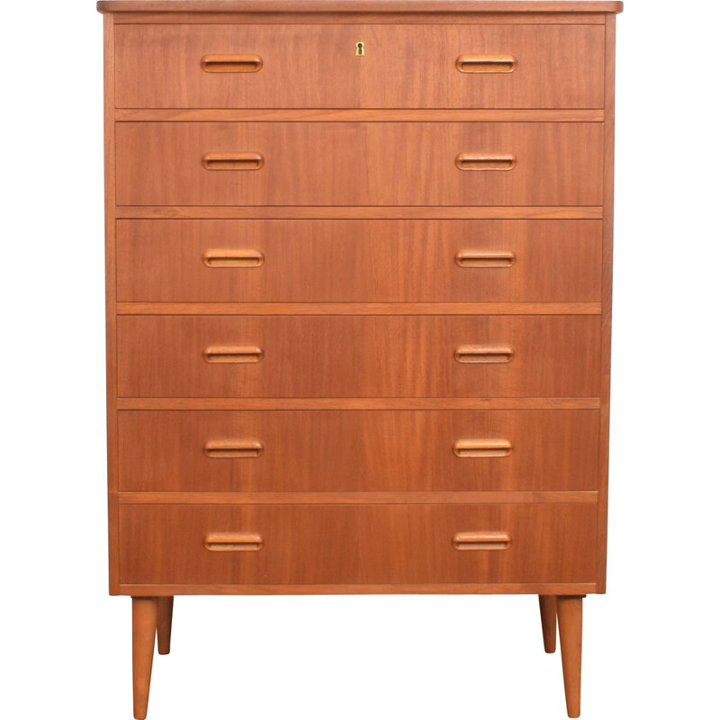 Mid-century Norwegian teak chest of drawers, 1960s