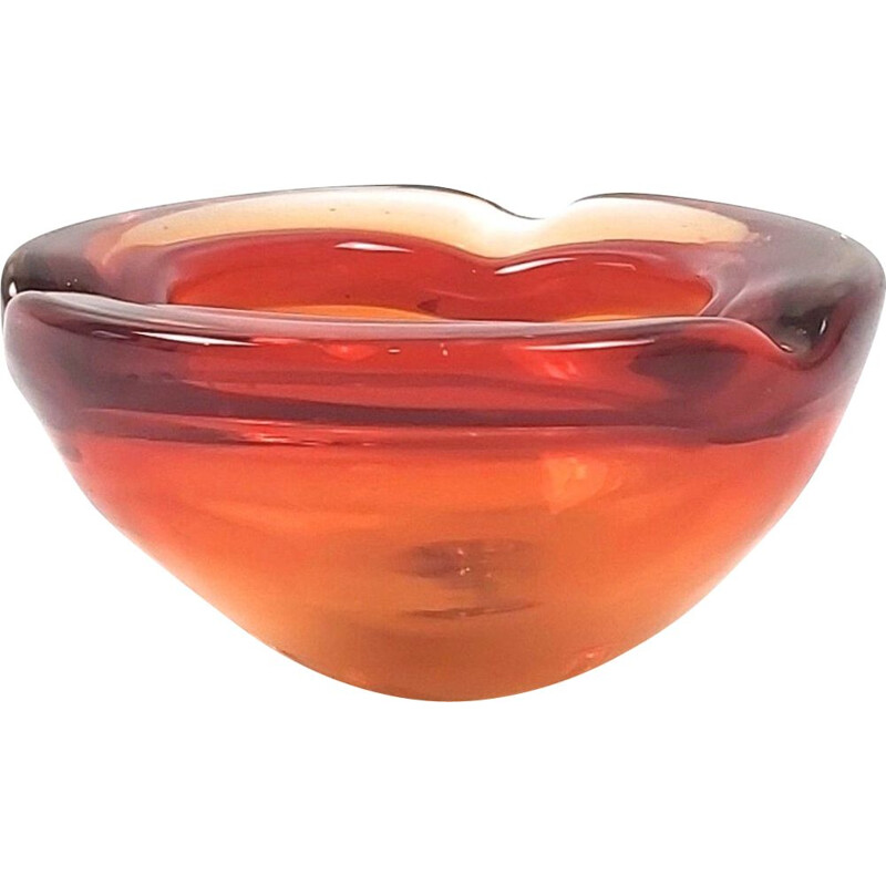 Mid-century Murano glass ashtray, Italy 1960s