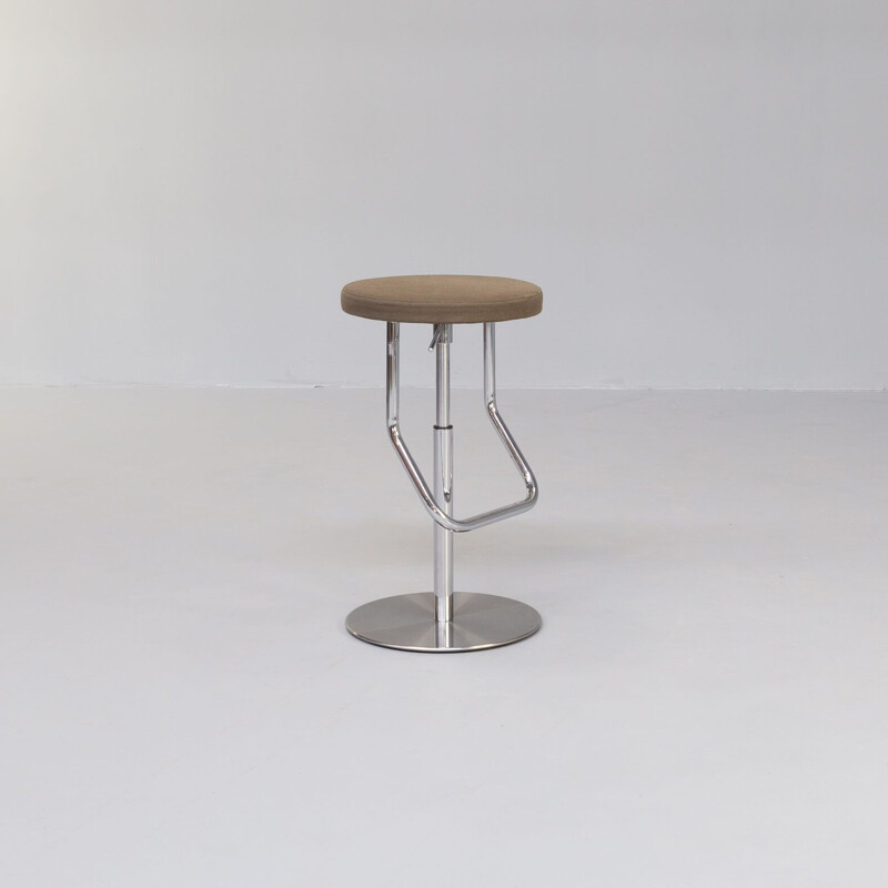 Ensemble de 3 tabourets de bar vintage S 123 Ph par James Irvine pour Thonet