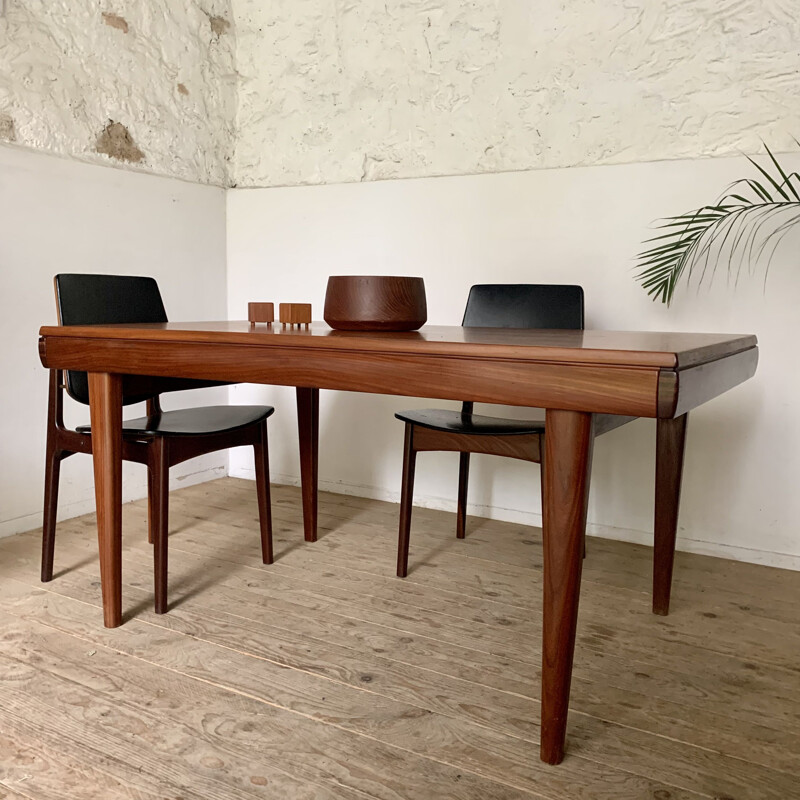 Scandinavian vintage teak table, 1960