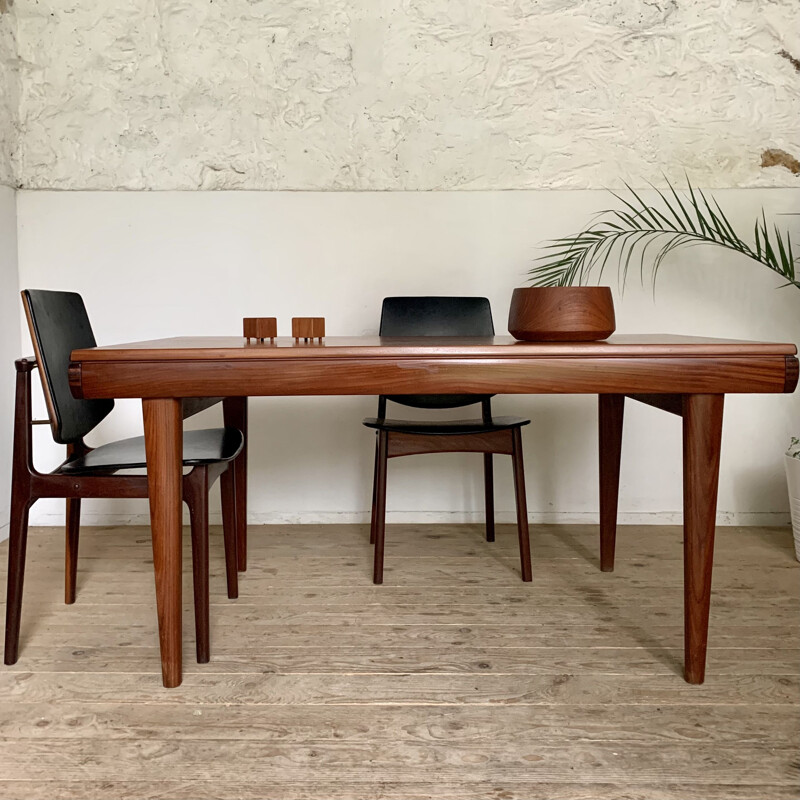 Scandinavian vintage teak table, 1960