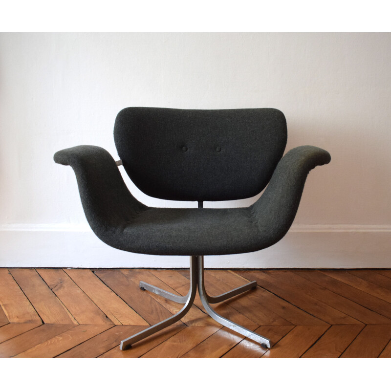 Vintage Tulip armchair by Pierre Paulin for Artifort, 1960s