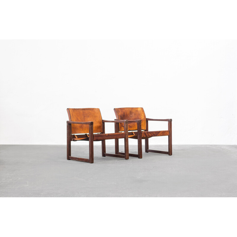 Pair of vintage danisch armchairs by Karin Möbring, 1960s