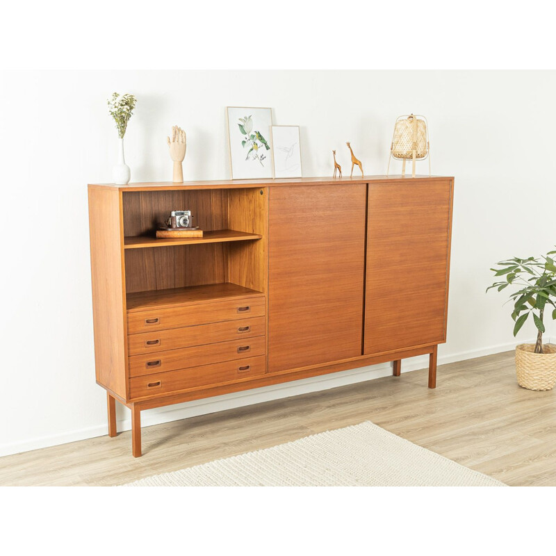 Vintage Teakholz Sideboard mit zwei Türen, Deutschland 1960