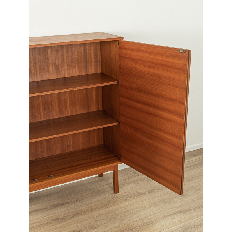 Credenza vintage in teak a due ante, Germania 1960