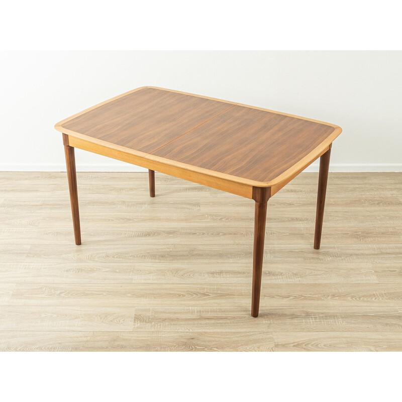 Vintage walnut dining table by Lübke, Germany 1960s