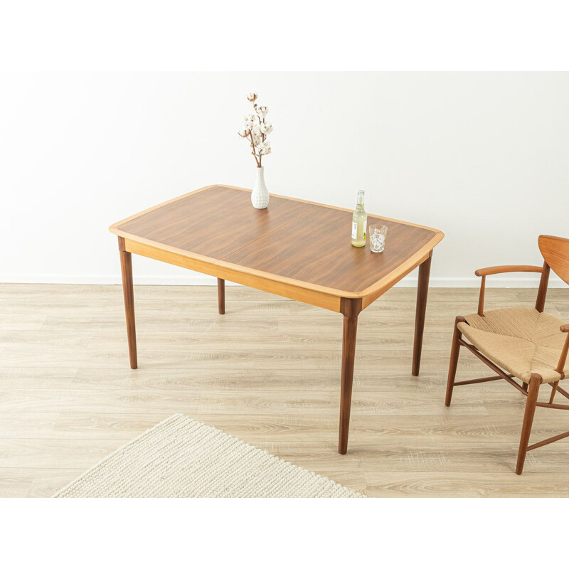 Vintage walnut dining table by Lübke, Germany 1960s