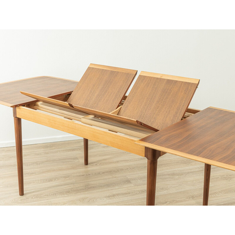 Vintage walnut dining table by Lübke, Germany 1960s