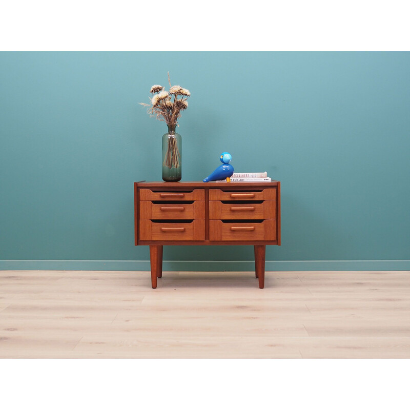 Teak vintage chest of drawers, Denmark 1960s