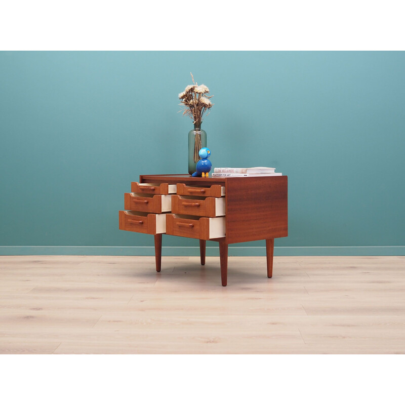 Teak vintage chest of drawers, Denmark 1960s