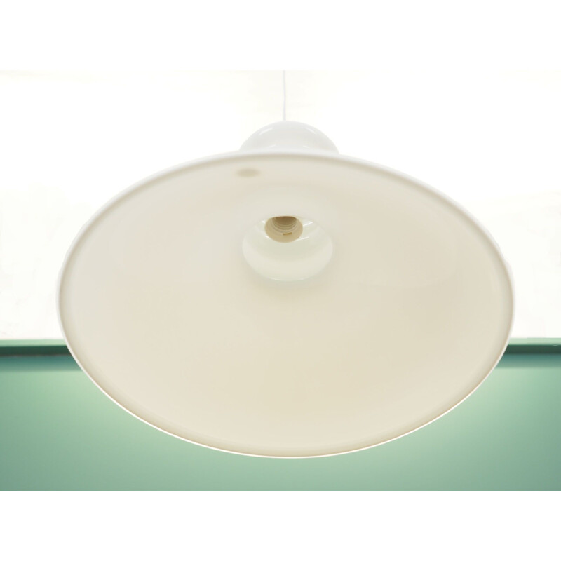 Vintage glass pendant lamp by Holmegaard, Sweden 1970