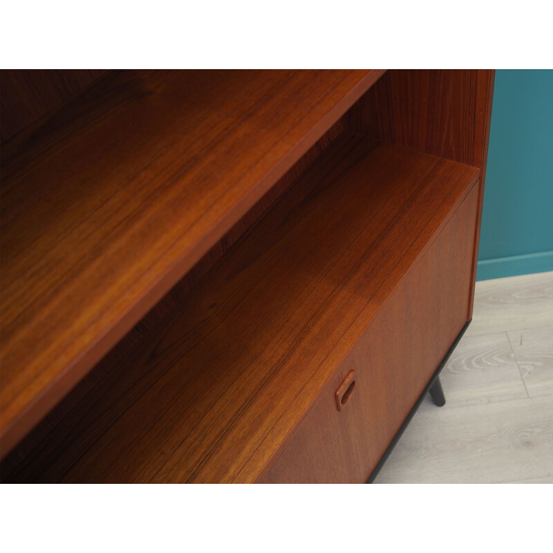 Teak vintage bookcase, Denmark 1970s