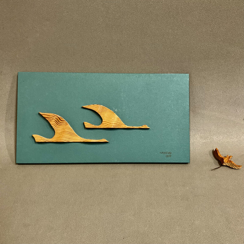 Pair of pieces by Gunnar Kanevad, 1960