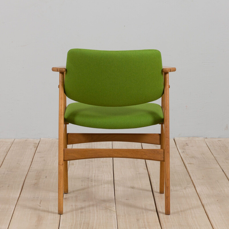 Vintage oakwood armchair by Erik Kirkegaard, Denmark 1960s