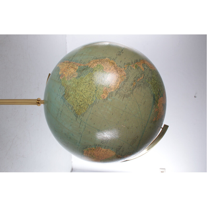 Vintage standing columbus globe, 1960s