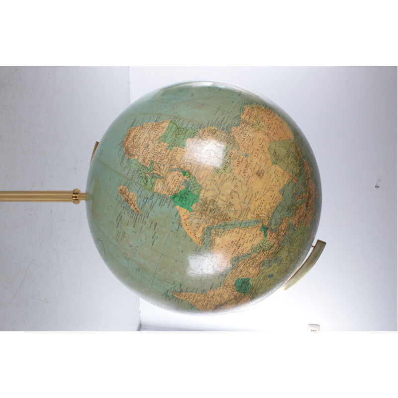 Vintage standing columbus globe, 1960s