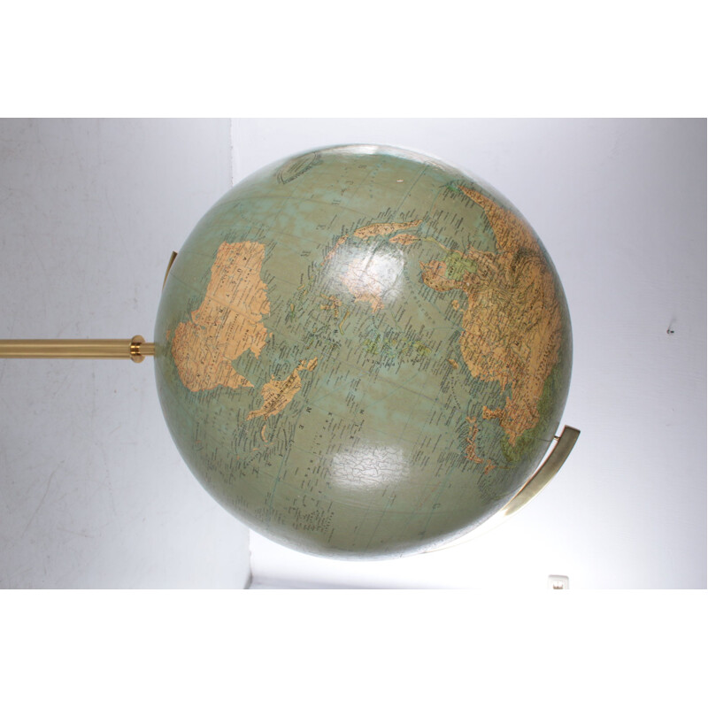 Vintage standing columbus globe, 1960s