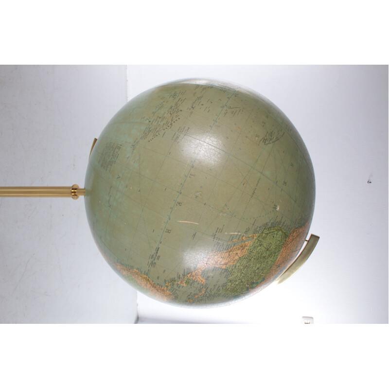 Vintage standing columbus globe, 1960s