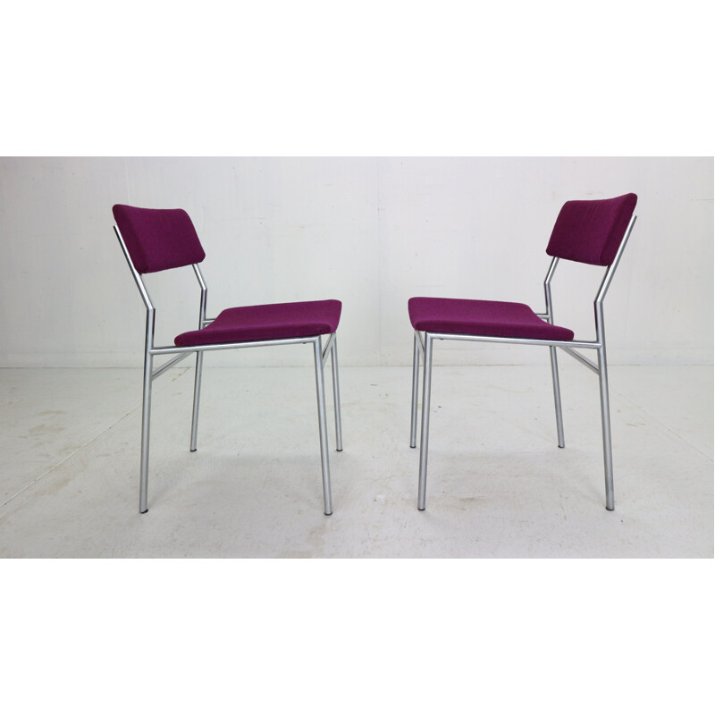 Set of 4 mid century chairs by Martin Visser for 't Spectrum Bergeijk, Netherlands 1960s