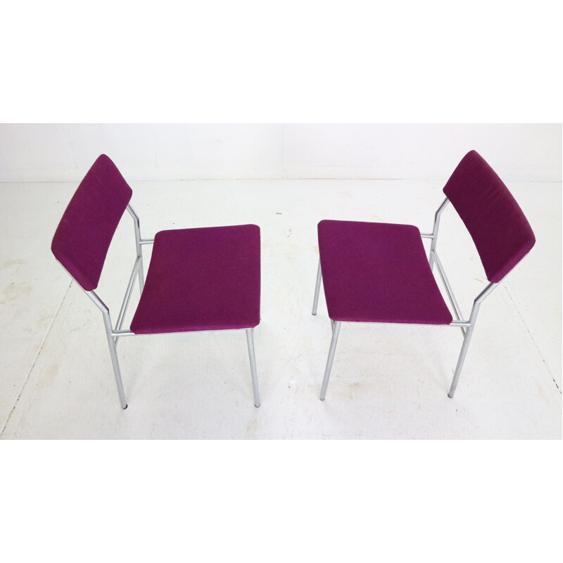 Set of 4 mid century chairs by Martin Visser for 't Spectrum Bergeijk, Netherlands 1960s