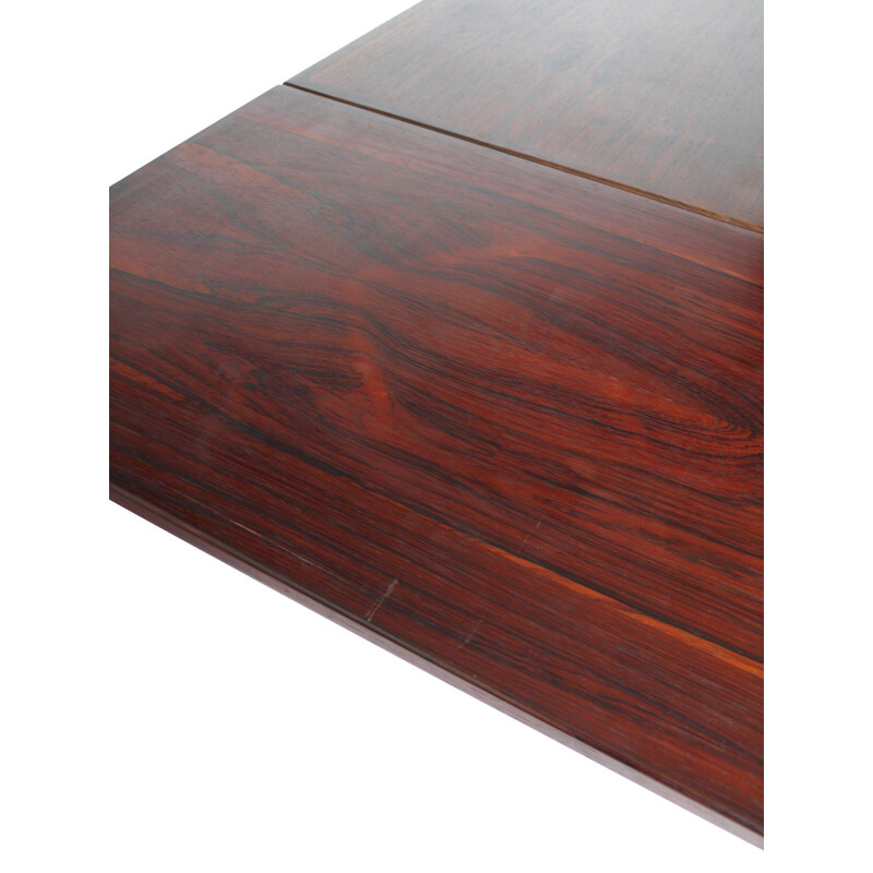 Danish vintage rosewood dining table by Poul Hundevad and Kai Winding for Hundevad & Co