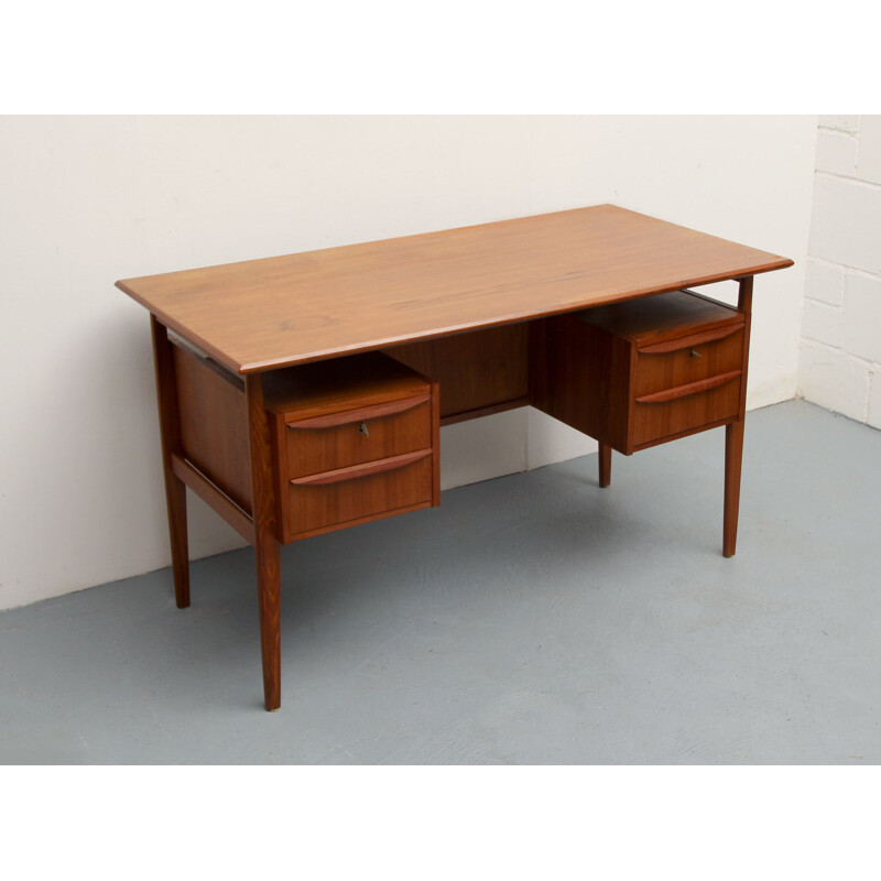 Vintage desk in teak by Tibergaard, Denmark 1960s