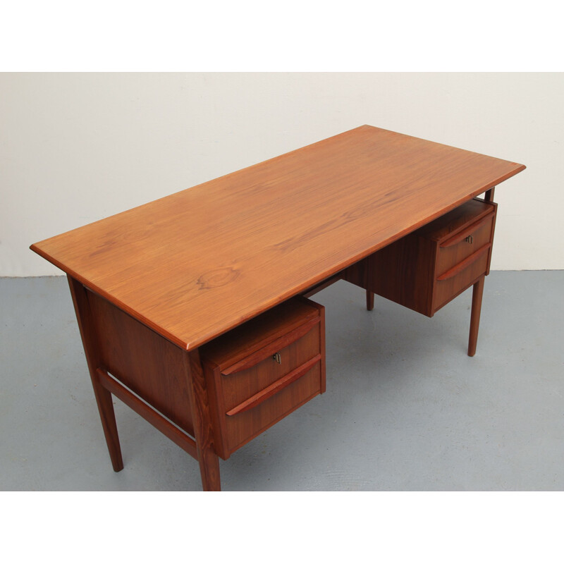 Vintage desk in teak by Tibergaard, Denmark 1960s