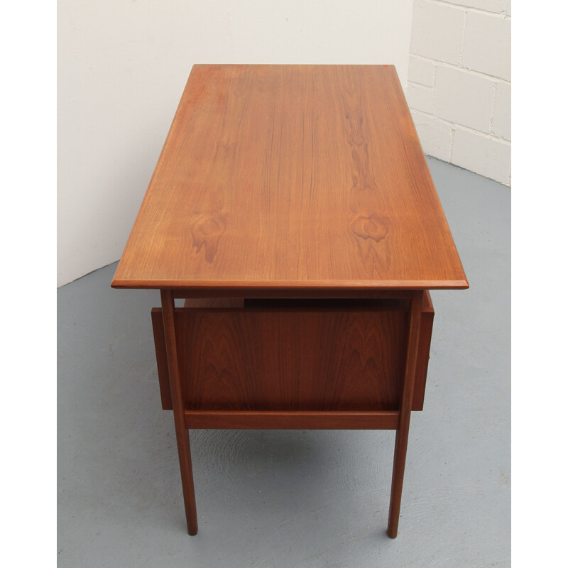 Vintage desk in teak by Tibergaard, Denmark 1960s