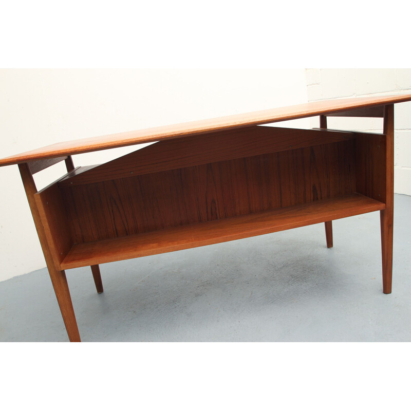 Vintage desk in teak by Tibergaard, Denmark 1960s