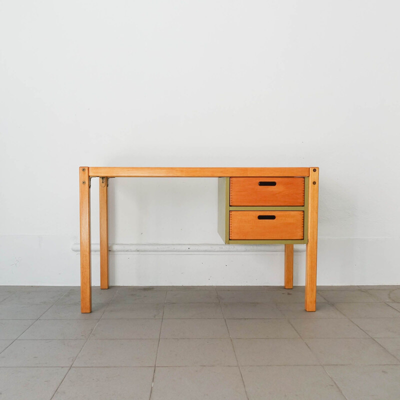 Vintage-Schreibtisch aus der Profilsystem-Kollektion von Elmar Flötotto für Flötotto, Deutschland 1980