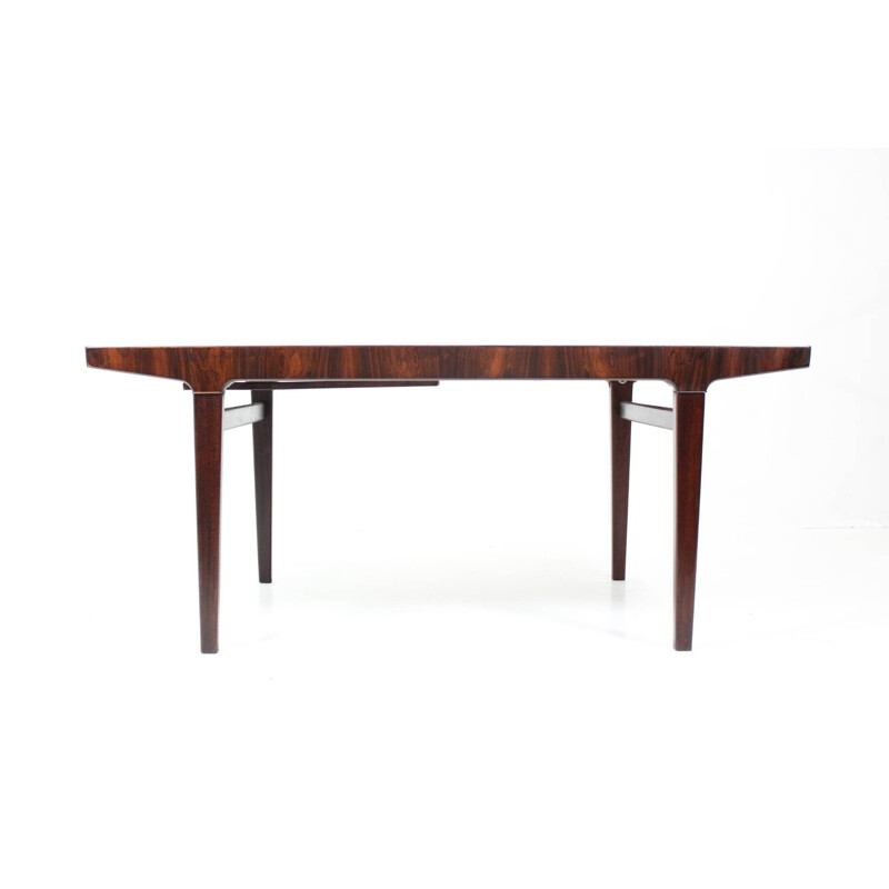 Uldum Møbelfabrik dining table in rosewood, Johannes ANDERSEN - 1960s