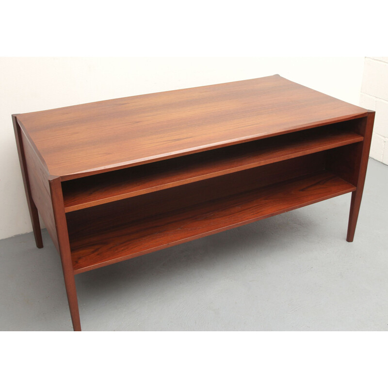 Vintage desk in teak by Wilhelm Renz, Germany 1960s