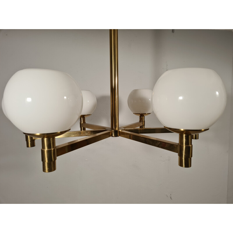 Vintage Perzel chandelier "Salle Pleyel" model