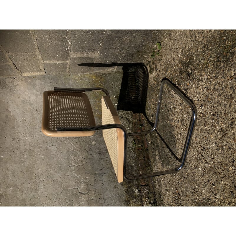 Chaise vintage b32 cesca en hêtre par Marcel Breuer, Italie