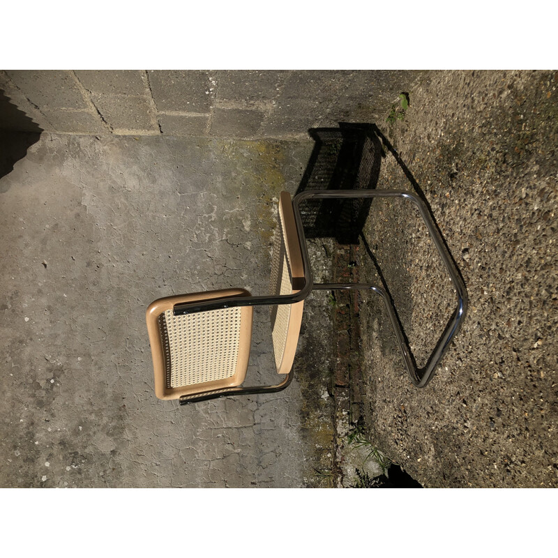 Chaise vintage b32 cesca en hêtre par Marcel Breuer, Italie