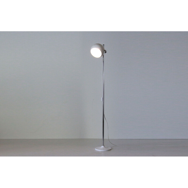 Vintage white floor lamp by Reggiani, 1960s
