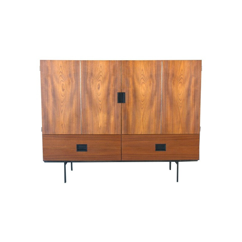 Vintage chest of drawers in teak, Cees BRAAKMAN - 1950s